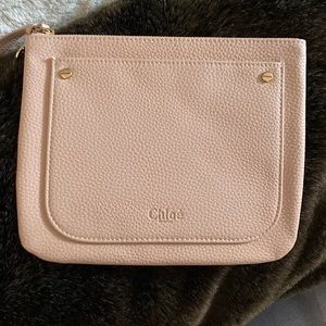 Chloe Makeup/accessory pouch- blush color